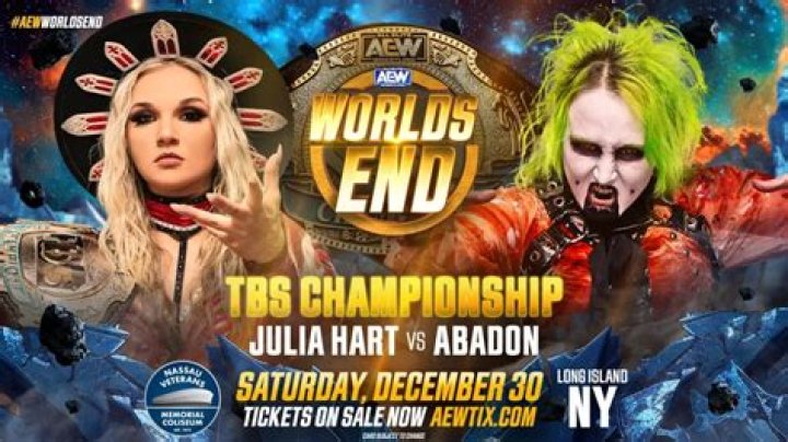 AEW Worlds End: Julia Hart vs. Abadon Result