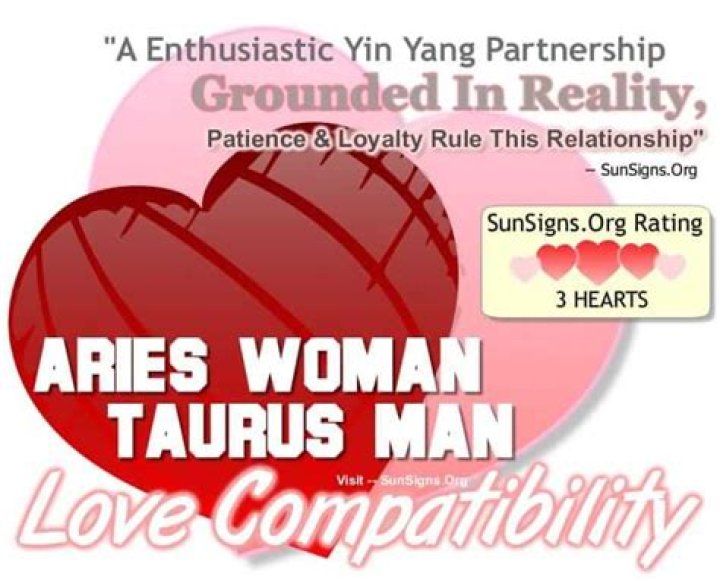Aries Woman Taurus Man - A Yin Yang Relationship |
