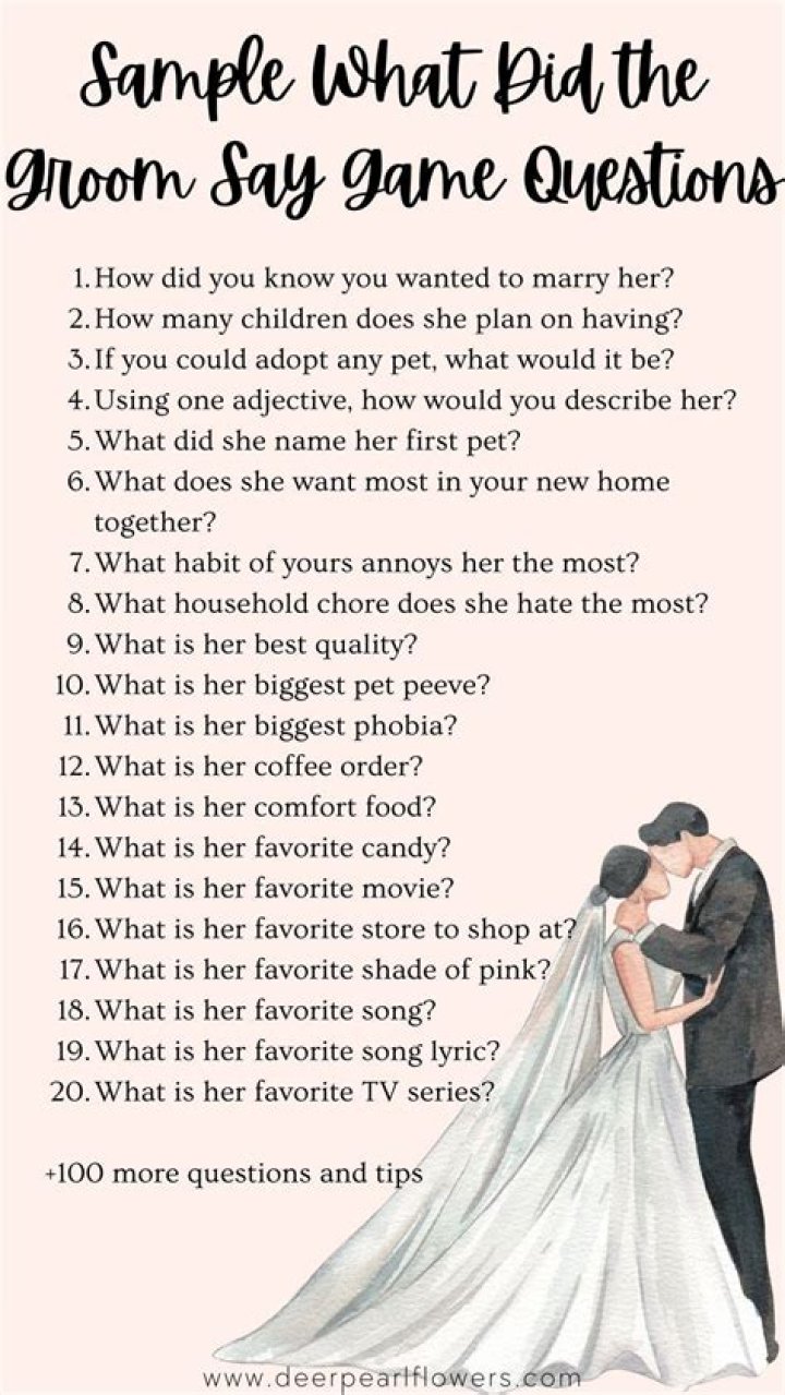 Hilarious Bachelorette Questions For The Groom
