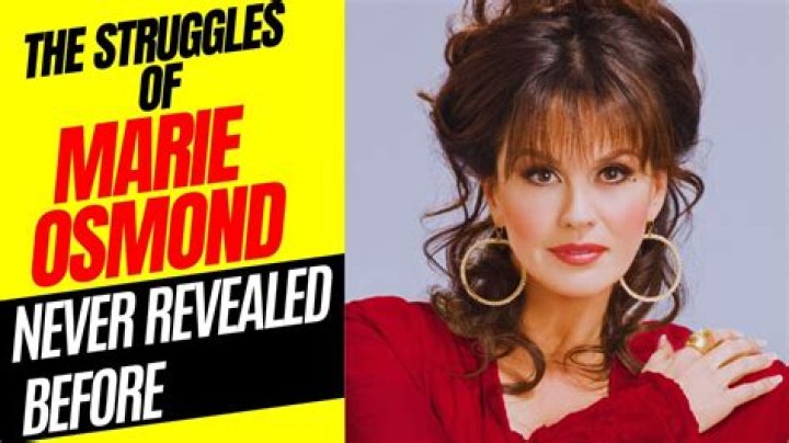 The Tragic Real-Life Story Of Marie Osmond |