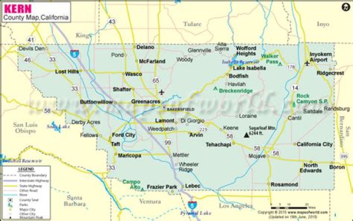 What zone is Kern County?
